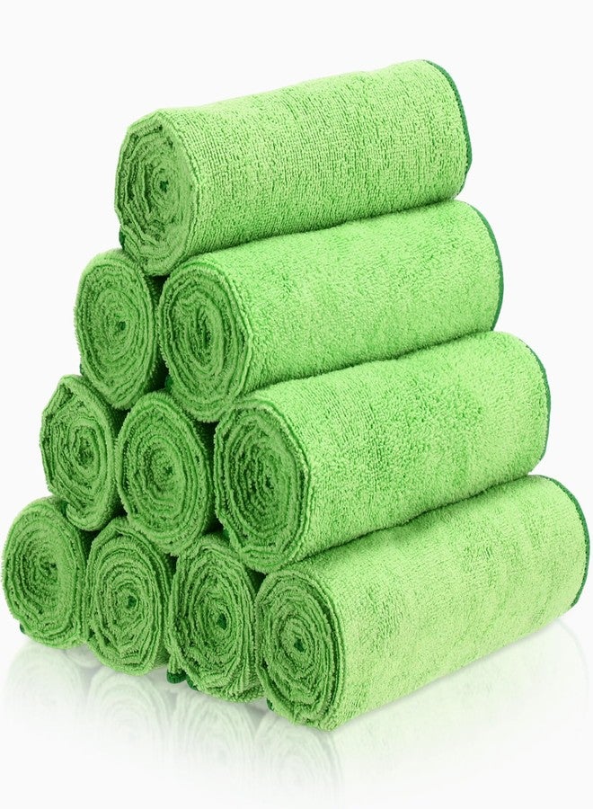 Shimeyao 40 Pack Bleach Proof Towels Microfiber Absorbent Resistant Hair Hand Towels Bulk Quick Dry for Barber Gym Bath Spa Shaving (Sage Green,16 x 29 Inch) - Image 4
